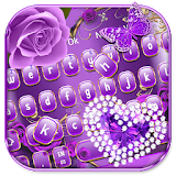 Purple Heart Keyboard Theme icon
