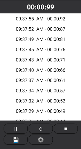 Centesimal Stopwatch Screen 3