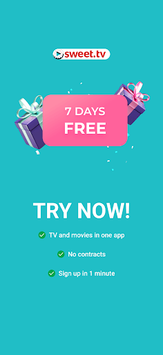 Screenshot of SWEET.TV - TV and movies