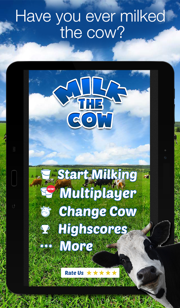 Android application Milk The Cow screenshort