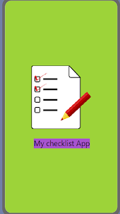 Checklist app by Hashem