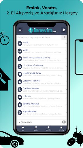 Android application ilanevim screenshort