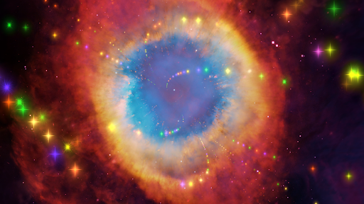 Screenshot of Nebula Music Visualizer