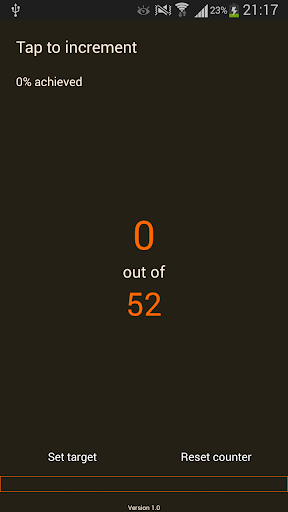 Target Counter Screen 3