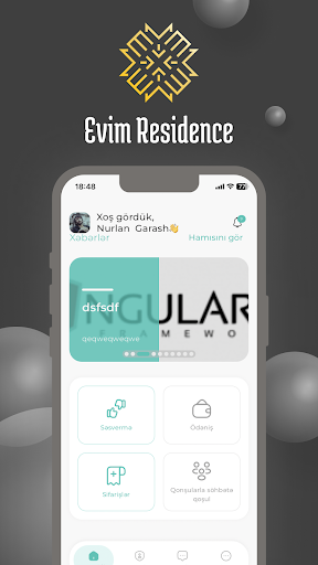 Android application Evim Residence screenshort