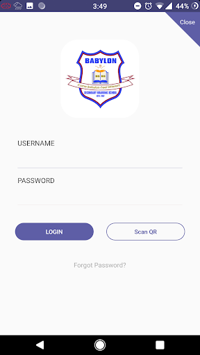 Android application Babylon Secondary Boarding Sch screenshort