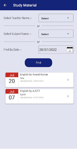 Android application New Brilliant Child School screenshort