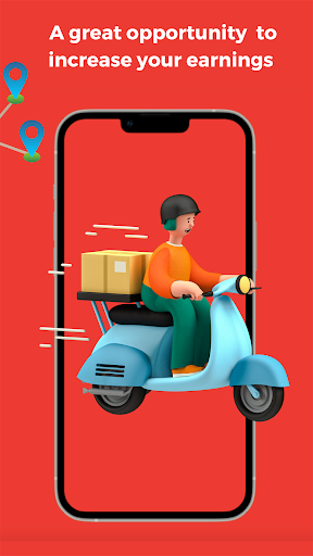 Android application Instaserve Rider screenshort