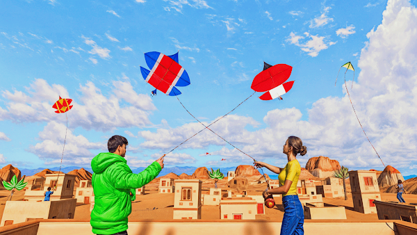 Kite Flying 3D Sim: Basant Fly screenshot 4