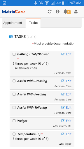 MatrixCare for Home Care Screen 3