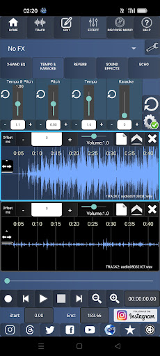 Screenshot Audiosdroid Audio Studio