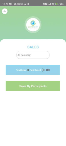 Android application Good Clean Fundraising screenshort