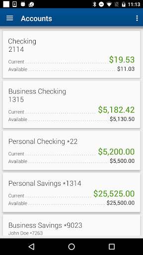Android application East Cambridge Savings Bank screenshort