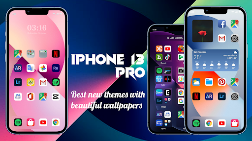 iPhone 13 Pro Launcher & Theme Screen 3
