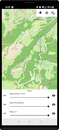 Android application Maps Viewer screenshort