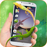 Lizard on Phone Pranks 3D: Gecko Phone Scary Joke icon
