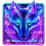 Galaxy Wolf Keyboard Theme icon