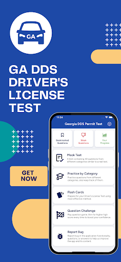 Android application GA DDS Driver’s License Test screenshort