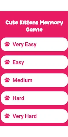 Cute Kittens Memory Game - Screenshot 2