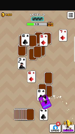 Pixel Solitaire : Tripeaks Screen 3