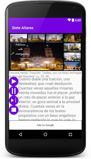 Android application Siete Altares screenshort