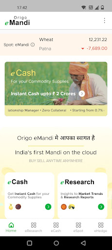 Origo eMandi Screen 2