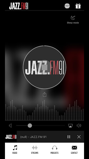 Android application JAZZ.FM91 screenshort