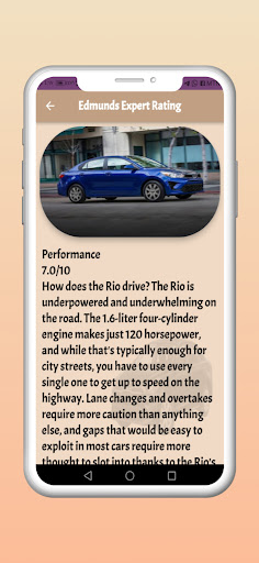 Kia Rio S guide Screen 2