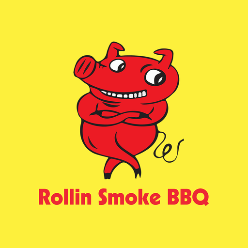 Rollin Smoke Barbeque logo