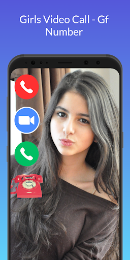 Android application Girls Video Call - Gf Number screenshort