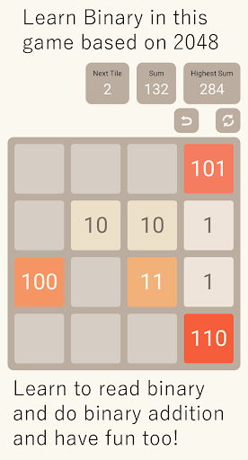 Binary Counting Game Screenshot 1 - AppWisp.com