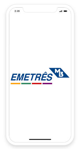 Android application EMETRÊS screenshort