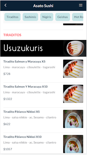 Asato Sushi Screen 3