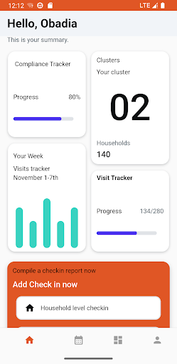 Android application RTV Checkin App screenshort