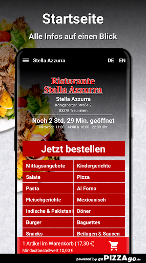 Stella Azzurra Traunstein Screen 2