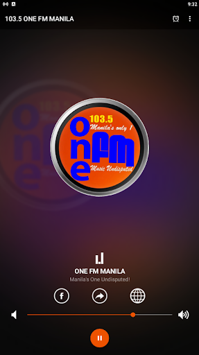 Android application One FM Manila 103.5 screenshort