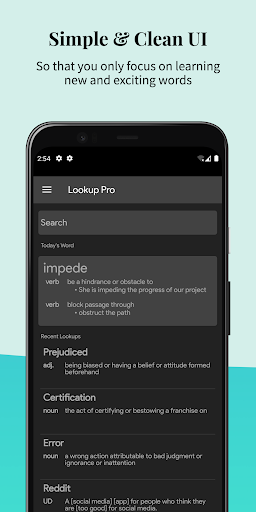 Look Up -Pop Up Dictionary Pro screenshot 0