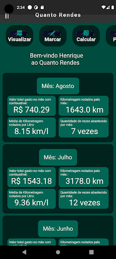 Android application Quanto Rendes - Beta screenshort