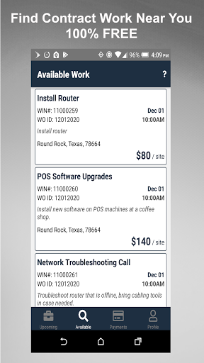 Android application SourceW9 screenshort