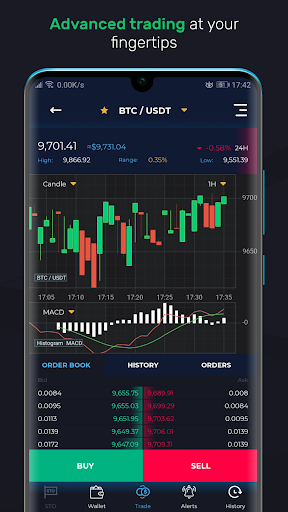 Redot: ETH&BTC Crypto Exchange Screen 3
