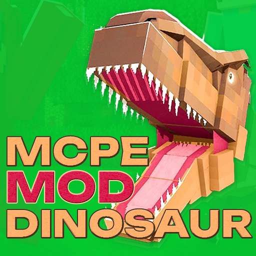 Dinosaur mods for Minecraft PE logo