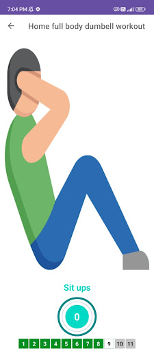 full body exercise dumbbell Screen 3