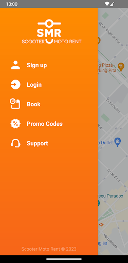 Android application Scooter Moto Rent screenshort