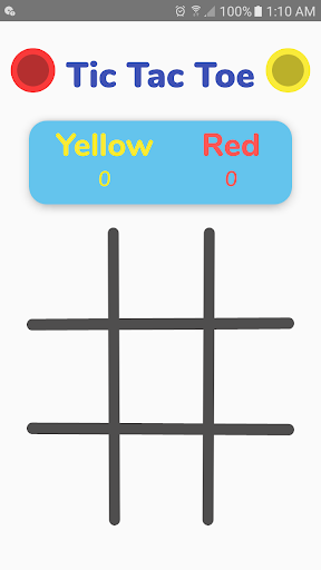 Android application Tic Tac Toe Game screenshort