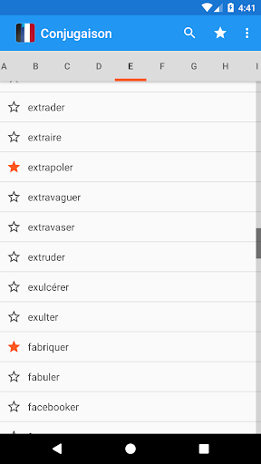 Conjugaison française Screen 2