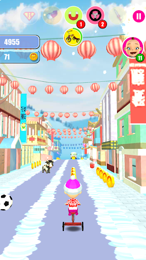 Baby Snow Run - Running Game androidhappy screenshots 2