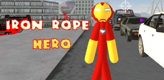 Iron Stickman Rope Hero Gangst