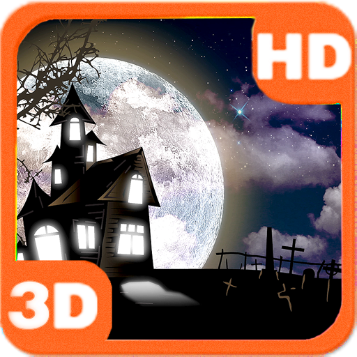 Haunted House Full Moon Bats 1.5.9 Icon