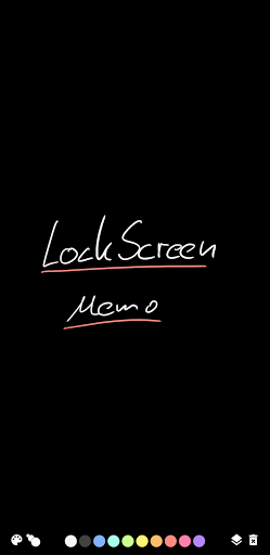 LockScreen Memo Screen 2