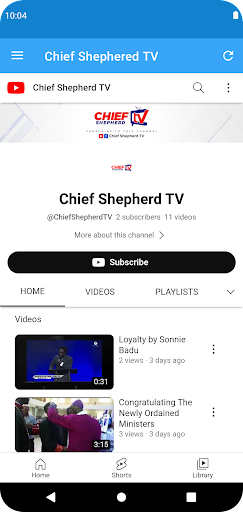 Chief Shepherd TV Screen 2
